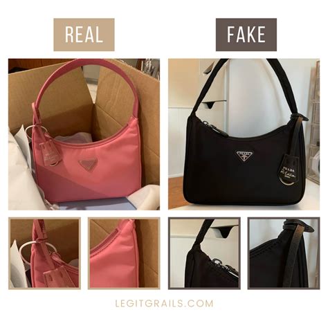 fake prada purse vs real|identify prada purses.